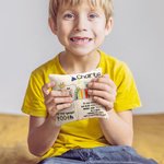 Personalized Cute Childlike Crown Cane Tooth Fairy Pillow with Name and Pocket First Tooth Lost Birthday Gift for Boys Girls