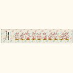 Runner da tavola a tema di coniglio di Pasqua personalizzabile con 1-10 nomi decorazione per cucina regalo ideale per famiglia