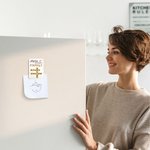 Gepersonaliseerde Wij Maken Een Familie Kruiswoord Scrabble Puzzel Koelkastmagneet met Namen Verjaardag Housewarming Geschenk voor Familie