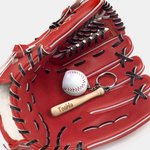 Personalised Mini Baseball Softball Keychain Set with Name and Box Wedding Party Thank You Gift for Groomsmen Ball Game Lovers