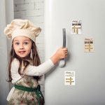 Gepersonaliseerde Wij Maken Een Familie Kruiswoord Scrabble Puzzel Koelkastmagneet met Namen Verjaardag Housewarming Geschenk voor Familie