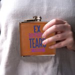Personalised Funny Girls Night Out 6 oz Hip Flask with Name and Phrase Bachelorette Party Birthday Gift for Women