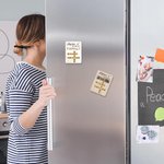Gepersonaliseerde Wij Maken Een Familie Kruiswoord Scrabble Puzzel Koelkastmagneet met Namen Verjaardag Housewarming Geschenk voor Familie
