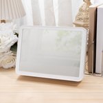 Personalisierter LED Fotorahmen | Spiegel | im Musik-Player Design | mit Namen und Text | Geschenk für Paare Familie und Freunde