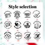 Personalized Portable Unique Design Colorful Self-Inking Teacher Stamp with Text Extracurricular Activities Award Teacher's Day Gift for Teacher