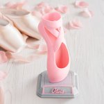 Gepersonaliseerd 3D Geprint Ballet Pointe Schoen met Naambordjes Tandenborstel Pen Houder Vaas Bureau Decor Verjaardagscadeau voor Ballerina Ballet Danser Enthousiast