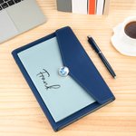 Henkilökohtainen Monogram A6 A5 A5 Nahka Notebook Kynä Set kortin haltija ja matkapuhelin varastointi kerros 90 sivua Syntymäpäivä Business lahja työntekijälle
