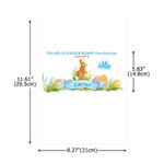 Personnalisé - Oeuf de lapin de Pâques - Emballage de tablette de chocolat avec nom - Décoration de Pâques - Favoris de fête - Cadeau pour la famille