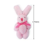 Gepersonaliseerd schattig klein pluche zak knuffelkonijntje knuffel speelgoed met naamkaartje paasmand vullers vakantie Pasen verjaardagscadeau voor kinderen