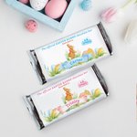 Personnalisé - Oeuf de lapin de Pâques - Emballage de tablette de chocolat avec nom - Décoration de Pâques - Favoris de fête - Cadeau pour la famille