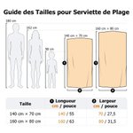 Serviette de Plage Personnalisée avec Noms Motif Tongs Super Absorbante Séchage Rapide Indispensable de Voyage Cadeau pour Maman Grand-Mère