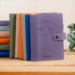 Personalized As I Watch You Grow Leather Journal Notebook Name with Hidden Buckle Pen Slot Baby Shower Mother's Day Father's Day Gift for Dad Mom