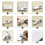 Spersonalizowany stempel do wytłaczania zwierząt leśnych Królik Lew Łapa Ręczny stempel do wytłaczania z imieniem Prezent dla dzieci Rodzina Przyjaciele