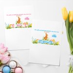 Personnalisé - Oeuf de lapin de Pâques - Emballage de tablette de chocolat avec nom - Décoration de Pâques - Favoris de fête - Cadeau pour la famille