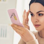 Personalisierte tragbare Geburt Blume doppelseitigen Make-up-Spiegel mit LED-Licht Geburtstag Brautjungfer Geschenk für Frauen Mädchen