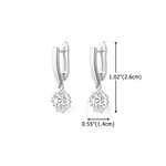 Personalised Minimalist Birth Flower Birthstone Earrings Mother's Day Birthday Anniversary Gift for Women