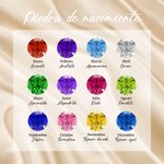 Pulsera de cadena ajustable con inicial personalizada y anillo de dedo con piedra de nacimiento regalo de cumpleaños y San Valentín para mujeres