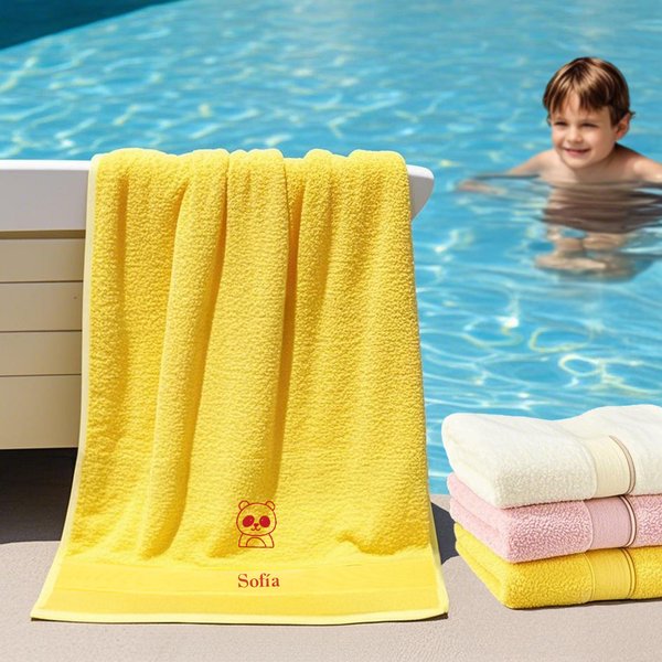Toallas de cara y de baño personalizadas con bordado de animal y nombre 100 algodón súper absorbentes regalo de inauguración de casa para amigos
