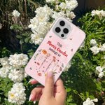 Personalized This Mama Belongs To Heart Birth Flower Phone Case for iPhone with 1-12 Names Birthday Mother's Day Gift for Mom Grandma