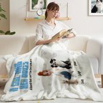 A Girl and Her Dogs Have Unbreakable Bond -- Personalized Throw Blanket