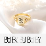 Personalised Unique Minimalist Monogram Name Logo Ring Dainty Jewellery Birthday Mother's Day Wedding Bridesmaid Shower Gift for Her