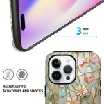 Gepersonaliseerd gebrandschilderd glas telefoonhoesje met initiaal voor iPhone Samsung Verjaardagscadeau voor vriend familie