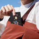 Gepersonaliseerd Cartoon PU Leren Taschennotitieboek met Naam Sterrenbeeld DIN A7 Inspiratie Reizenotities voor Vakantie Dagelijks naar School Cadeau