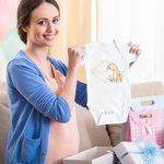 Personlig gull firkantet ramme navn giraff myk baby bodysuit mottakende teppe swaddle lue sett bursdag baby shower gave til nyfødte