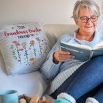 Personalized Heart This Garden Belongs To 1-12 Birth Flowers Soft Throw Pillow Cover with Names Home Decor Birthday Mother's Day Gift for Mom Grandma