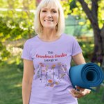 Personalized Multicolor This Garden Belongs To 1-12 Birth Flowers T-shirt and Sweatshirt with Names Birthday Mother's Day Gift for Mom Grandma