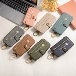 Personalisert fødselsblomstringdesignet flip-lommebokveske i lær med navn og RFID-blokkerende kortholder Bursdagsgave til morsdag til kvinner
