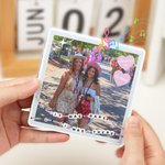 Magnet frigo personnalisé avec date et ville de la tournée des concerts de musique Cadeau pour les amoureux de la musique