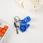 Personalizzato 3D stampato manubrio Kettlebell Peso Piatto Mix Borsa Charm Portachiavi con nome Compleanno Palestra Sport Regalo per gli appassionati di fitness