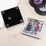Magnet frigo personnalisé avec date et ville de la tournée des concerts de musique Cadeau pour les amoureux de la musique