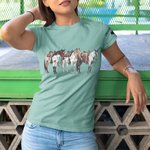 Caballo Personalizado Cultura Western Sudadera Camiseta Adulto con Nombre Bordado Regalo de Cumpleaños para los Amantes de los Caballos