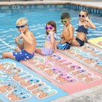 Personalized Ice Cream Cousin Crew Oversized Quick Dry Microfiber Beach Towel with Name Summer Travel Essentials Birthday Gift for Family Kids