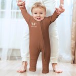 Personalized Multicolor Embroidered Rabbit Ears Name 100% Cotton Baby Romper Birthday Baby Shower Easter Gift for Baby Newborn