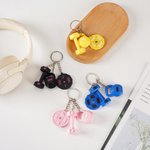 Personalizzato 3D stampato manubrio Kettlebell Peso Piatto Mix Borsa Charm Portachiavi con nome Compleanno Palestra Sport Regalo per gli appassionati di fitness