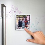 Magnet frigo personnalisé avec date et ville de la tournée des concerts de musique Cadeau pour les amoureux de la musique
