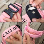 Personalized Tactical Dog Collar Adjustable Military Training Collar with AirTag Pocket Handle and Buckle Gift for Dog Lover Pet Owner