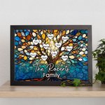 Puzzle in legno con albero genealogico personalizzato con 2-20 nomi a forma di cuore, decorazione per la casa, compleanno, festa della mamma e della nonna.