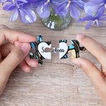Puzzle in legno con albero genealogico personalizzato con 2-20 nomi a forma di cuore, decorazione per la casa, compleanno, festa della mamma e della nonna.