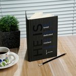 Personalised He Is Strong Motivated Healing A5 Journal Notebook with Positive Affirmations and Name Inspirational Birthday Gift for Men
