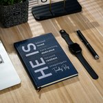 Personalised He Is Strong Motivated Healing A5 Journal Notebook with Positive Affirmations and Name Inspirational Birthday Gift for Men