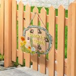 Personalised 1-8 Bee Avatar Grandma's Garden Acrylic Sign with Plant Tags and Names Mother's Day Gardening Gift for Grandma