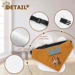 Personalized A Girl & Her Dogs Have Unbreakable Bond 3D Cartoon Design Soft Pet Bandana with Name Birthday Gift for Pet Lovers