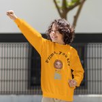 Personlig Mini Boss Cartoon Character Kid T-skjorte Genser Genser med hettegenser med navn Barnas dag Tilbake til skolen Bursdagsgave til gutter Jenter