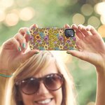 Personligt Bohemian Retro Floral Slim Phone Case för iPhone Samsung med namn Elektroniska tillbehör Födelsedag Mors dag Present för kvinnor