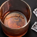 Personalized Congrats on Being Fist Bump 10 oz Whiskey Glass with Name Home Kitchen Accessories Father's Day Birthday Gift for Wine Lovers