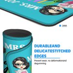 Personalized Cartoon Grade Teacher Non-slip Mouse Pad with Name Multicolor Computer Accessories Appreciation Back to School Gift for Teacher